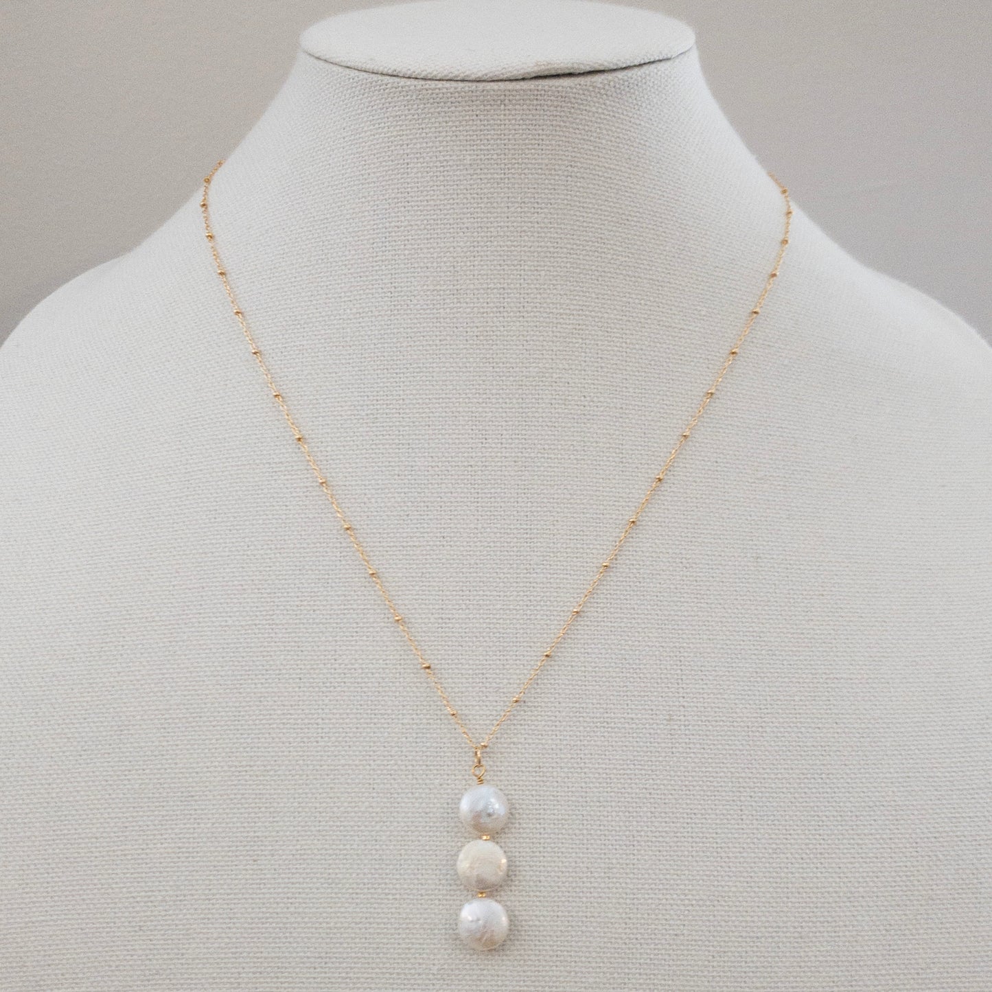 Cascade of Coin Pearls Necklace