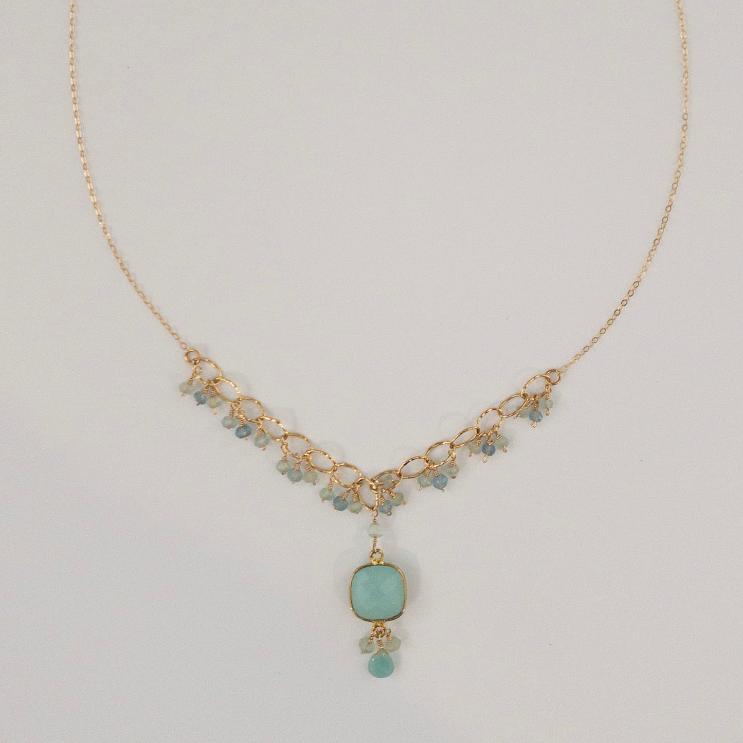 Misty Lake Hues Necklace