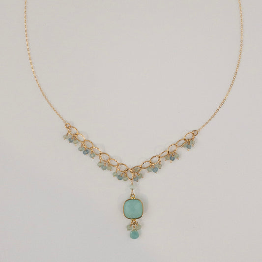 Misty Lake Hues Necklace