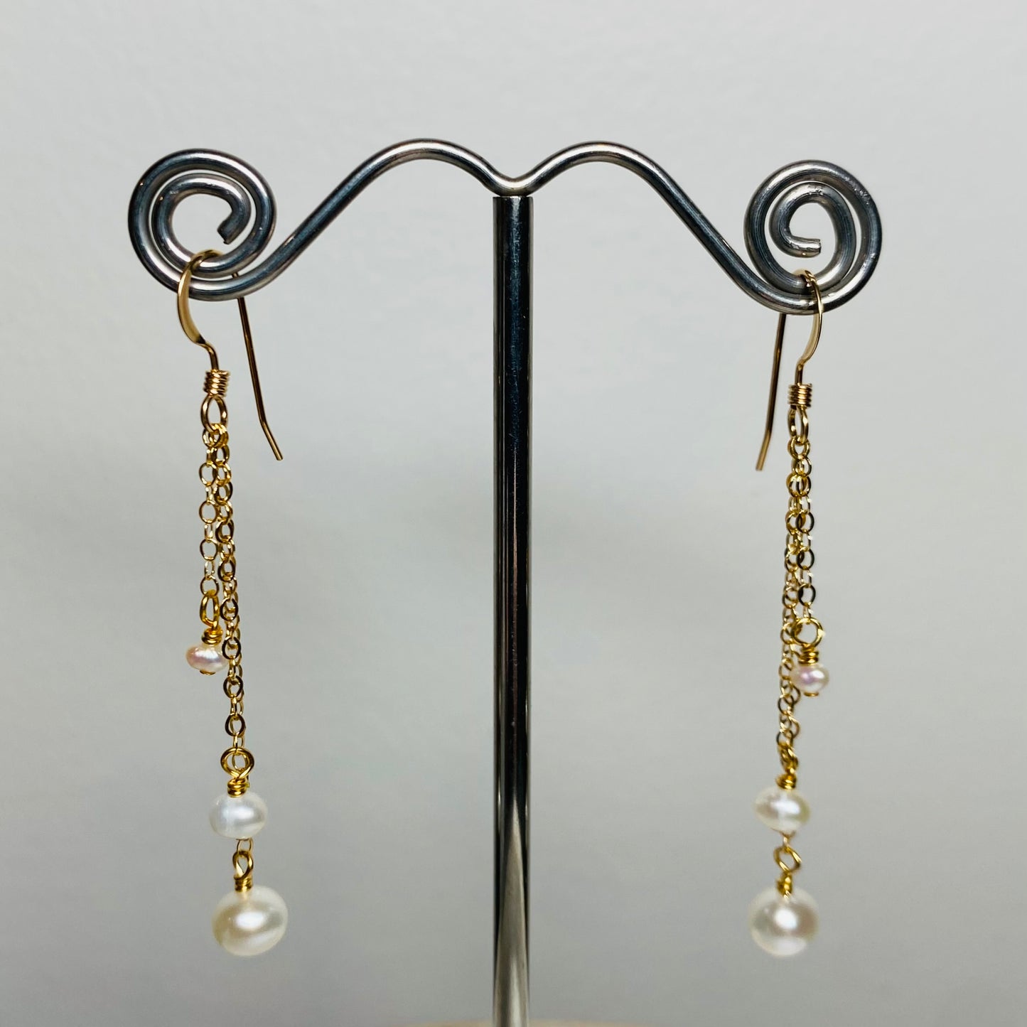 Cascading Pearl Earrings