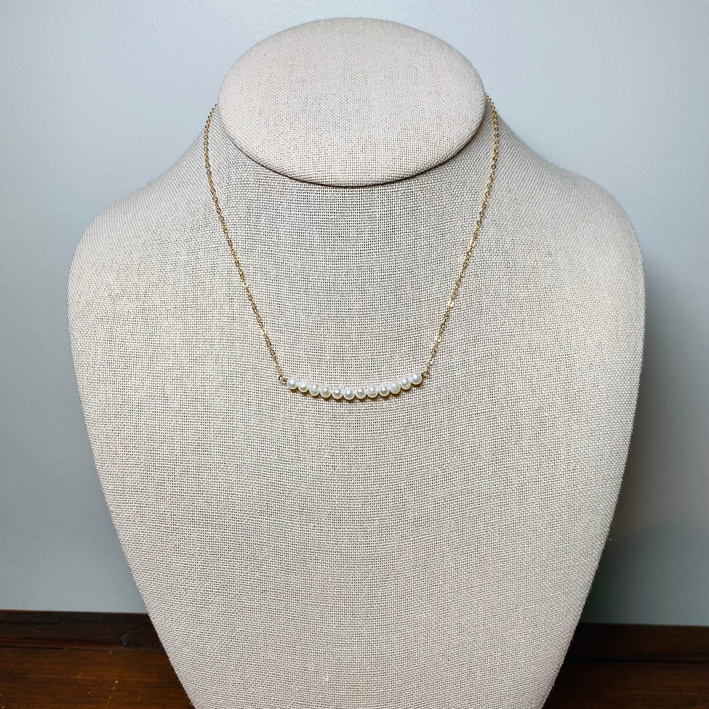 Pearl Bar Necklace