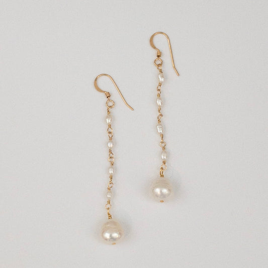 Chain of Pearls Earring