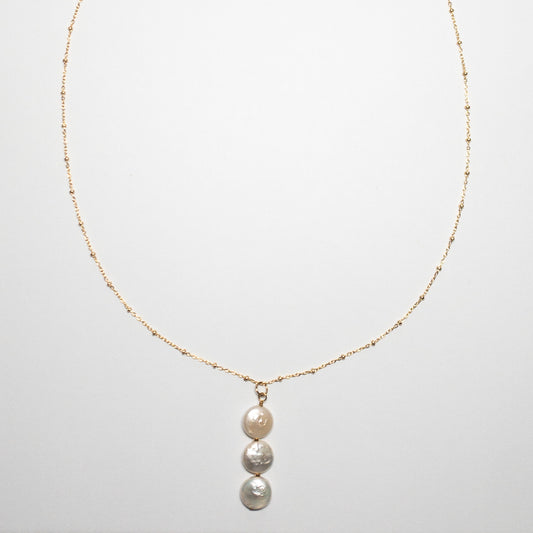 Cascade of Coin Pearls Necklace