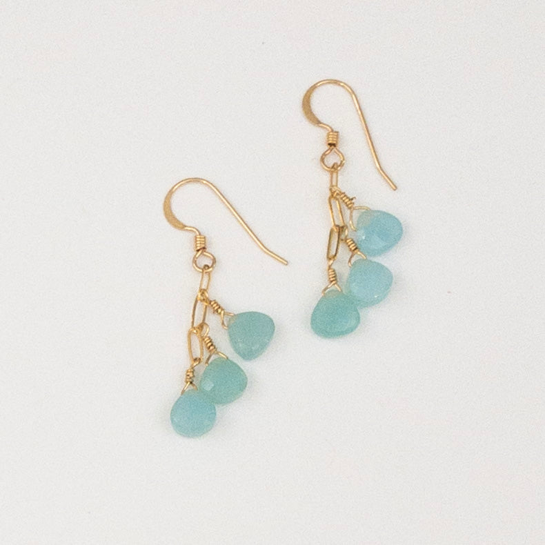 Trio of Chalcedony Earrings