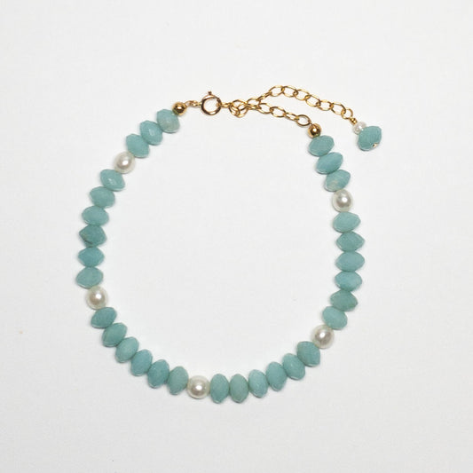 Aquamarine and Bracelet