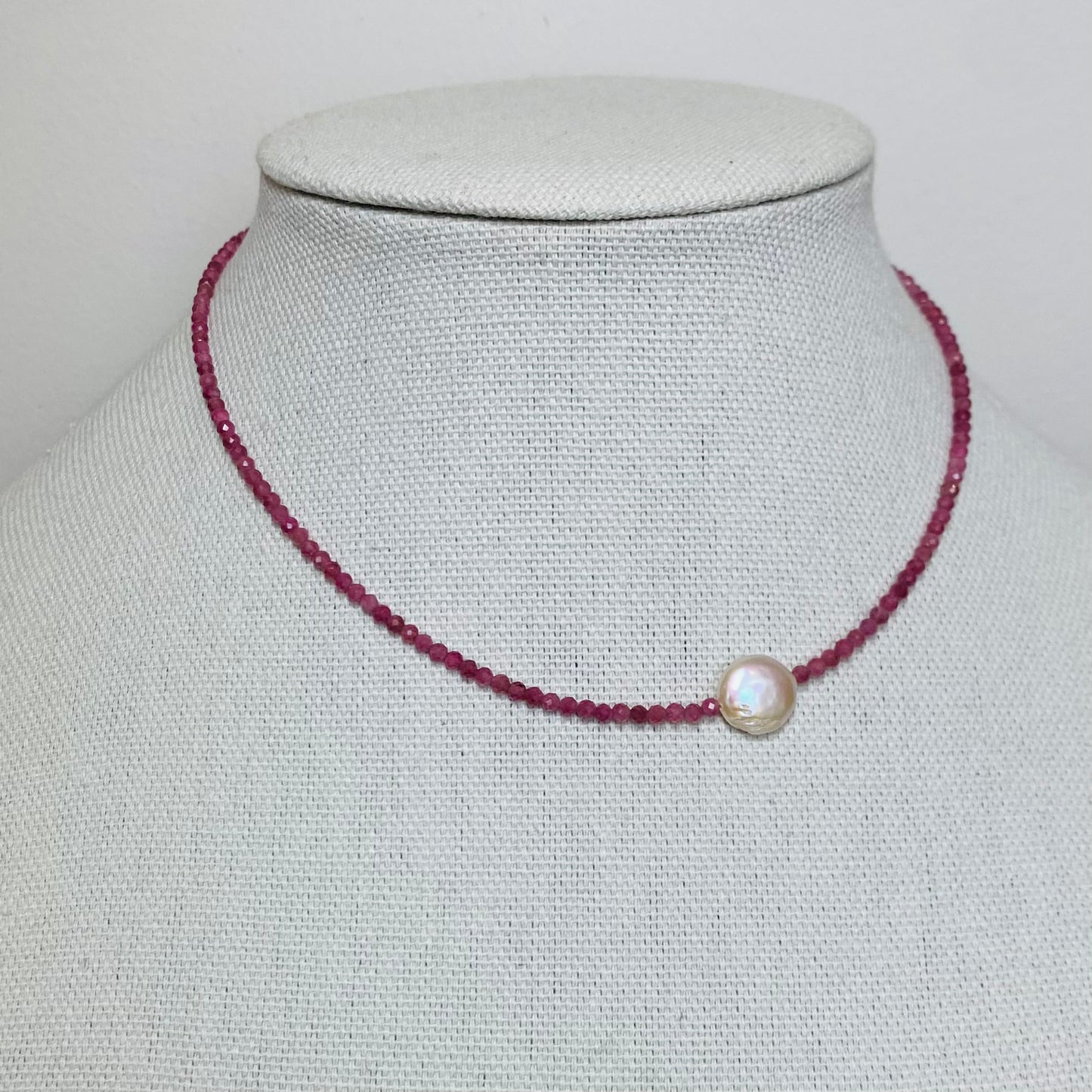 Lovely Pink Tourmaline Necklace