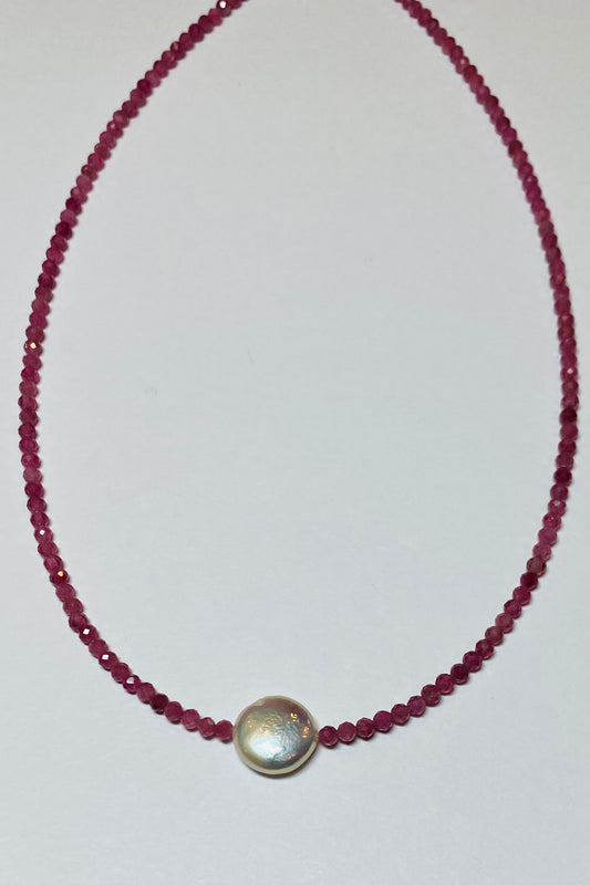 Lovely Pink Tourmaline Necklace