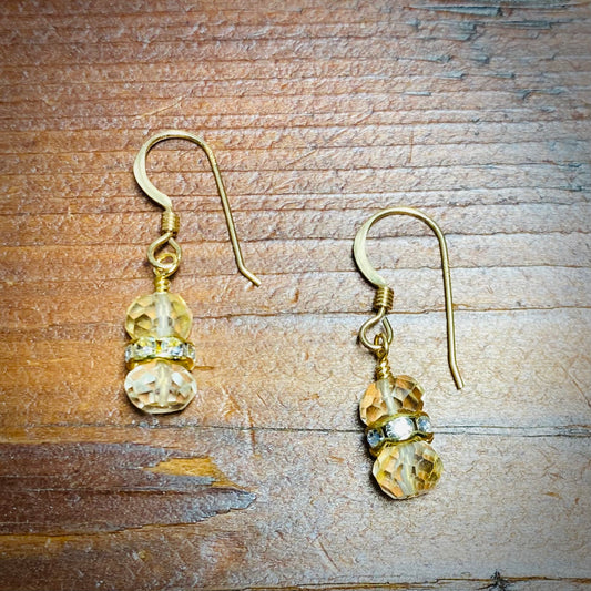 Classic Citrine Earrings